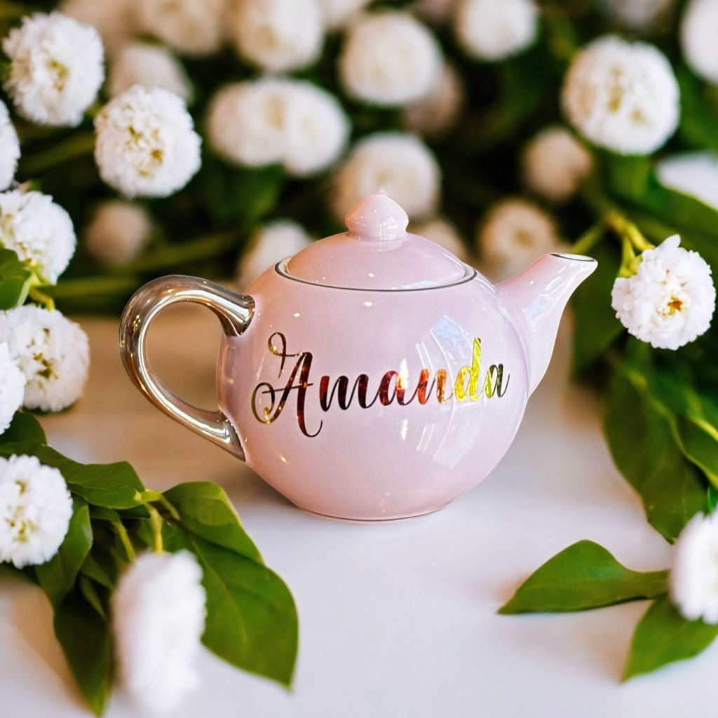 Personalized Porcelain Children's Tea Party Set