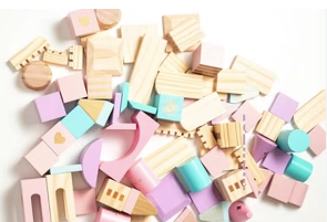75-Piece Pastel Princess Castle Building Blocks